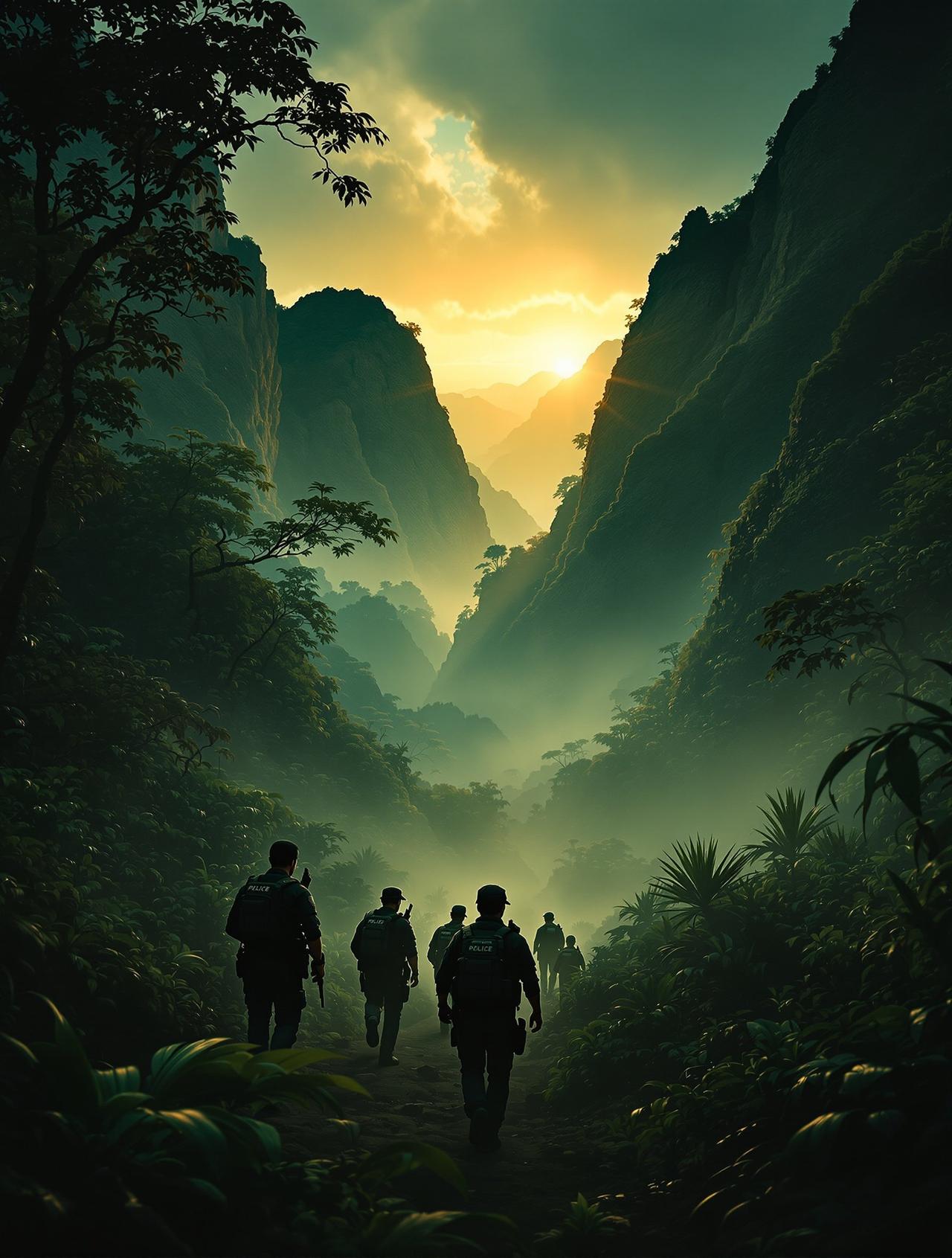 p影院作品《边境缉凶》高清海报背景